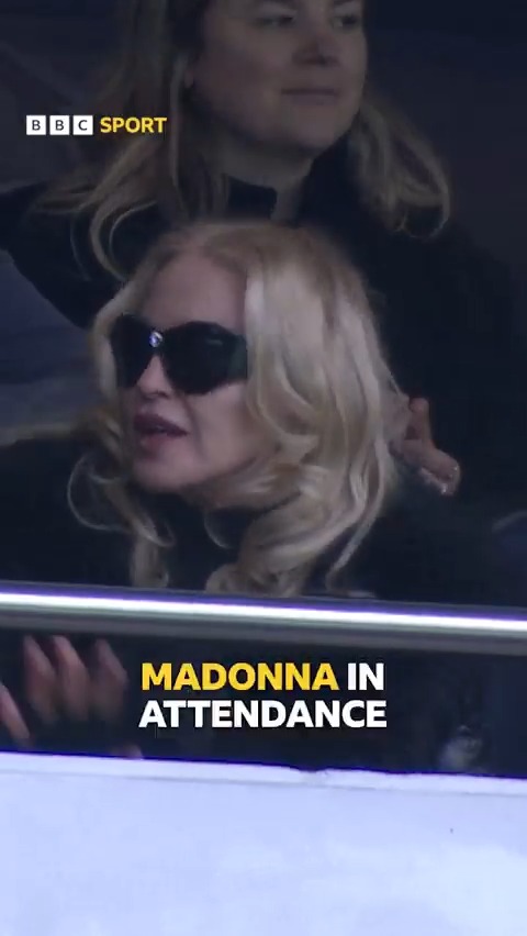 Madonna 🤝 Hung Up on the WSL The iconic singer was in attendance for Tottenham v Chelsea after her daughter’s U14 match for Spurs.