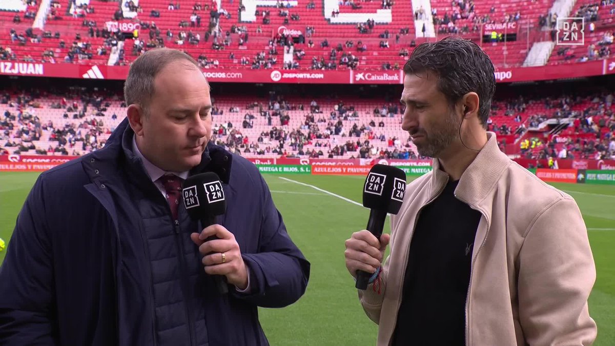 🗣️ "El tema de Sergio Ramos está zanjado. Nos remitimos a los jugadores con los que podemos contar hoy en día" José Ignacio Navarro, adjunto a la dirección deportiva del Sevilla FC, descarta la llegada de Sergio Ramos #LALIGAenDAZN ⚽