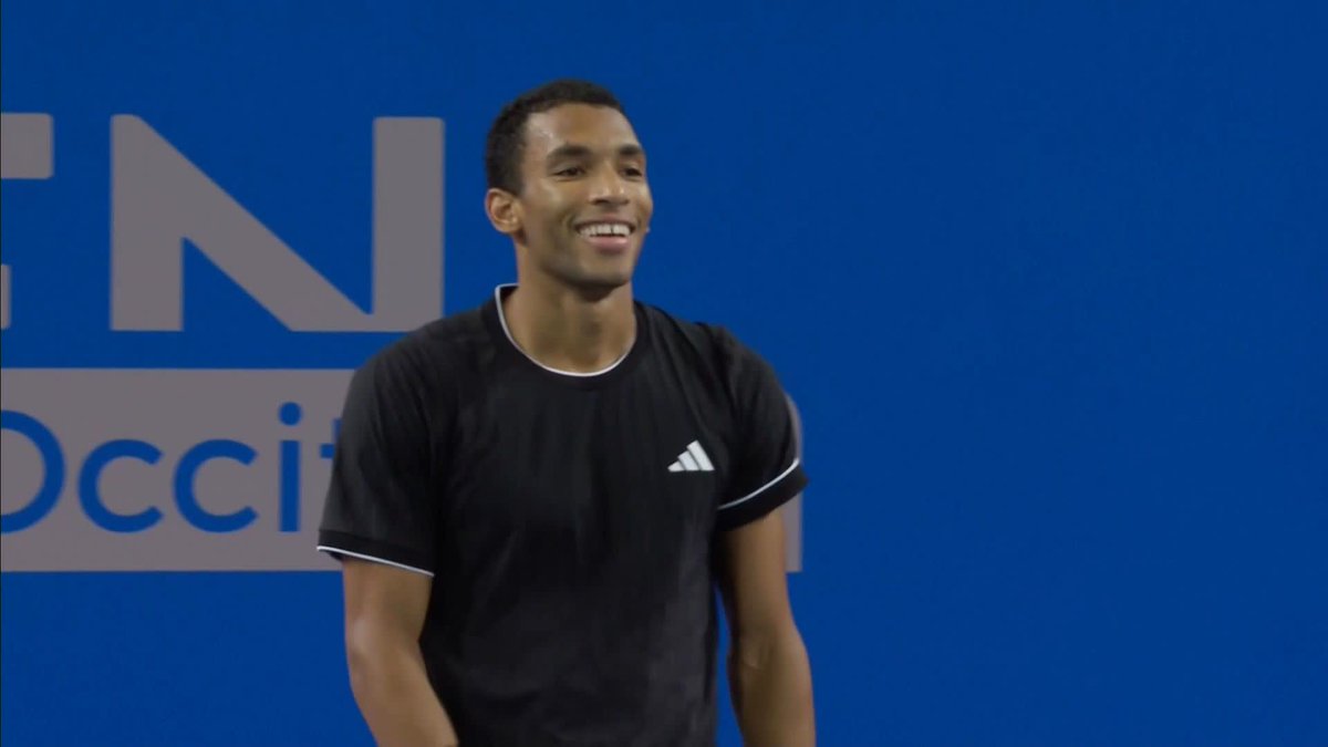 Felix Auger-Aliassime beats Adrian Mannarino in straight sets to become only the second man to defend his title in Montpellier ๐ It's the Canadian's ninth ATP Tour title ๐