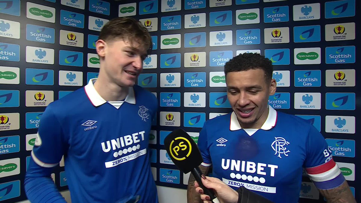 Ryan Naderi showing that he's humble as well as talented! 👏 The Rangers Football Club striker wanted to give his Player of the Match award to James Tavernier, despite scoring a double today 🔵 #ScottishCup