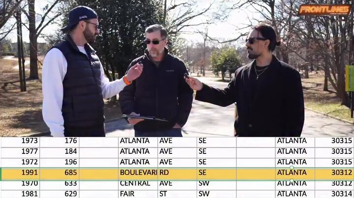 People are being registered to vote at a park in swing state Georgia David Khait “We have somebody that actually submitted a ballot that says that they're registered to vote from right where we're standing at” A city park….