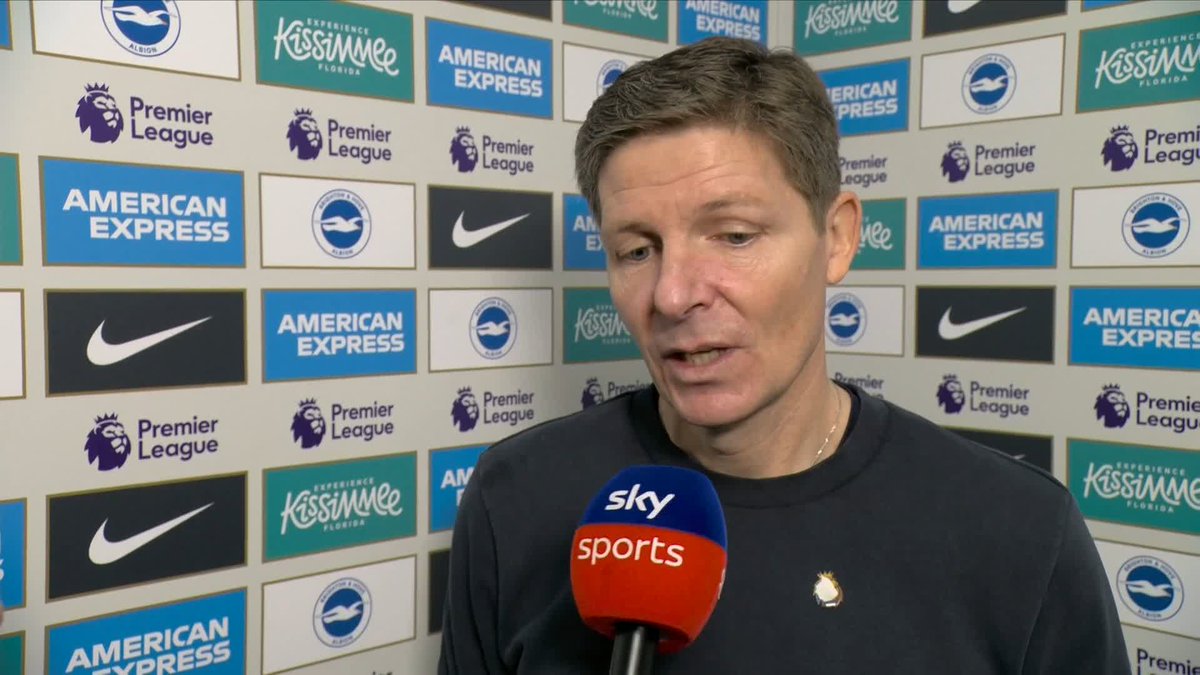 "It's a lot of relief" Oliver Glasner is feeling 'absolutely great" after Crystal Palace end their nine-game winless run in the Premier League ✅