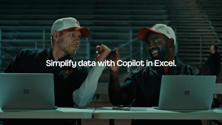 Turn analysis into action with help from Copilot in Excel.