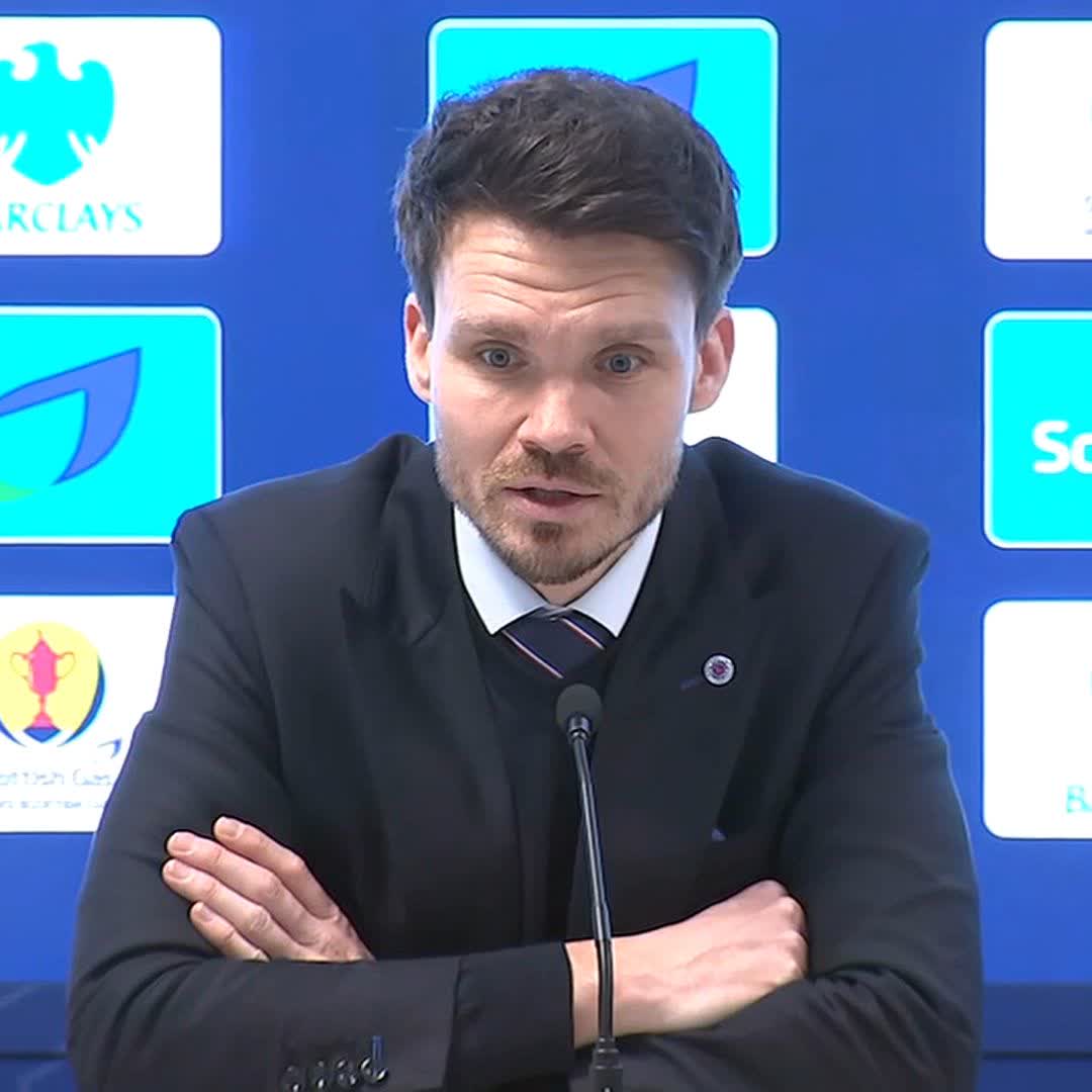 🗣️ "It would be a statement." After an 8-0 win over Queen's Park in the Scottish Cup, Rangers head coach Danny Rohl turns his attention to the league where his side could top the table with back-to-back wins over Motherwell and Hearts this week ⤵️