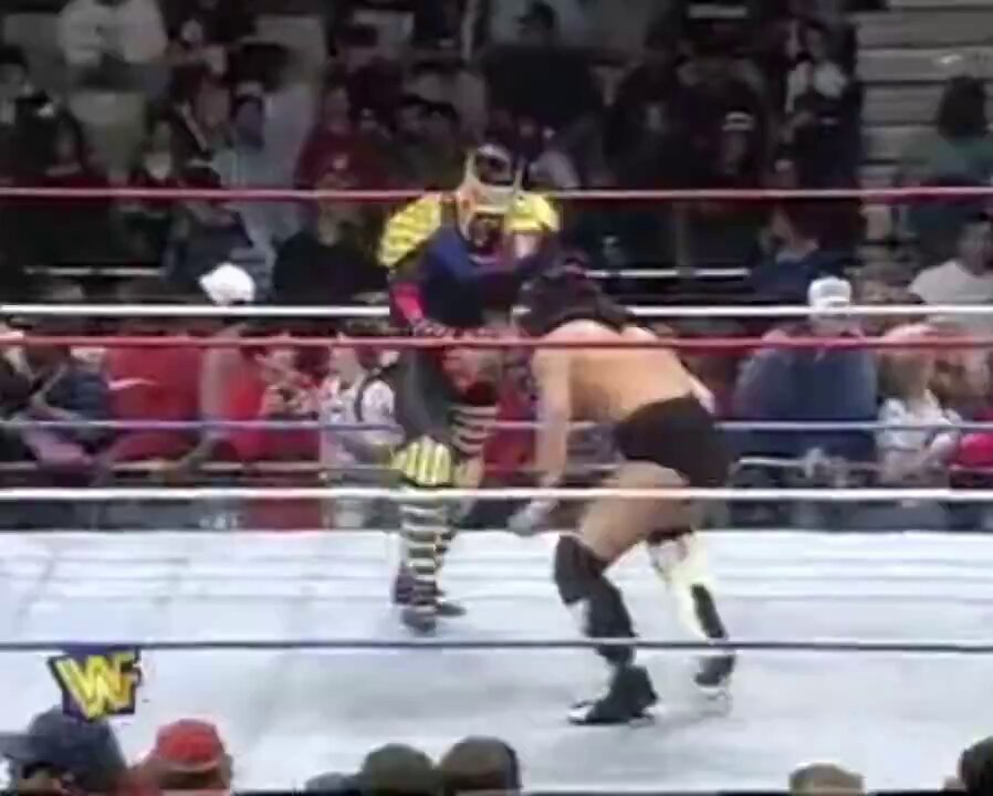 Abismo Negro vs El Hijo de Perro Aguayo WWF Superstars February 2, 1997