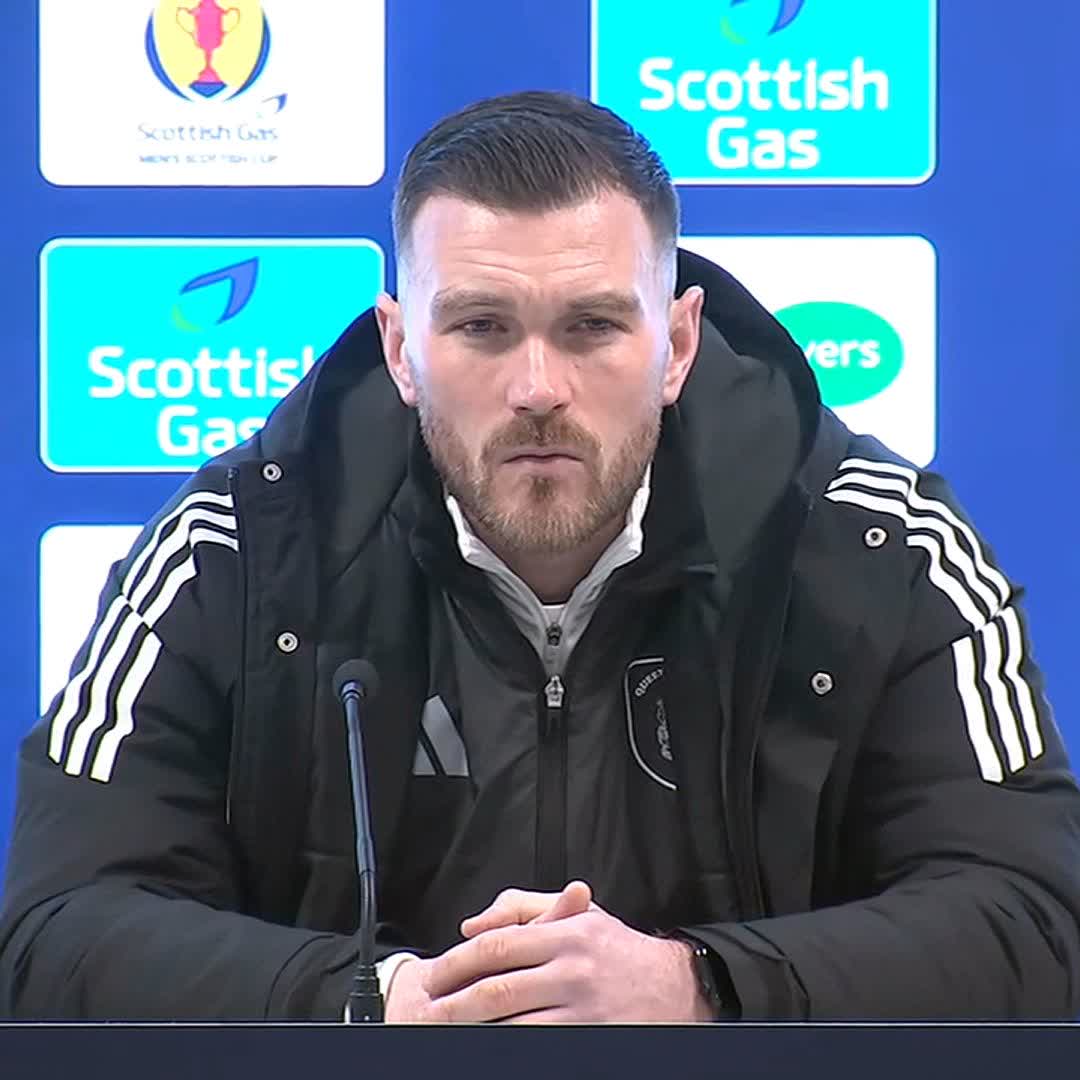 🗣️ "It was embarrassing from our point of view." Queen's Park manager Sean Crighton on losing 8-0 to Rangers in the Scottish Cup ⤵️