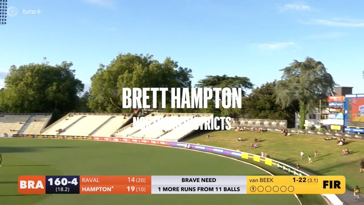 Brett Hampton has registered for the PSL auction. - He smashed 360 runs and hit 28 sixes in the Super Smash 2025–26 season. - A handy opener or finisher, a proper all-rounder with 9 wickets in the season.