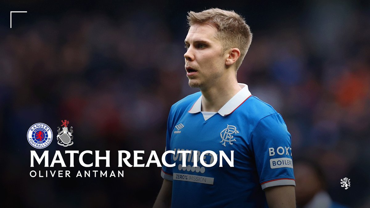 🎙️ Oliver Antman highlighted the strong overall performance from the squad in his RangersTV interview following today's match against Queen's Park.