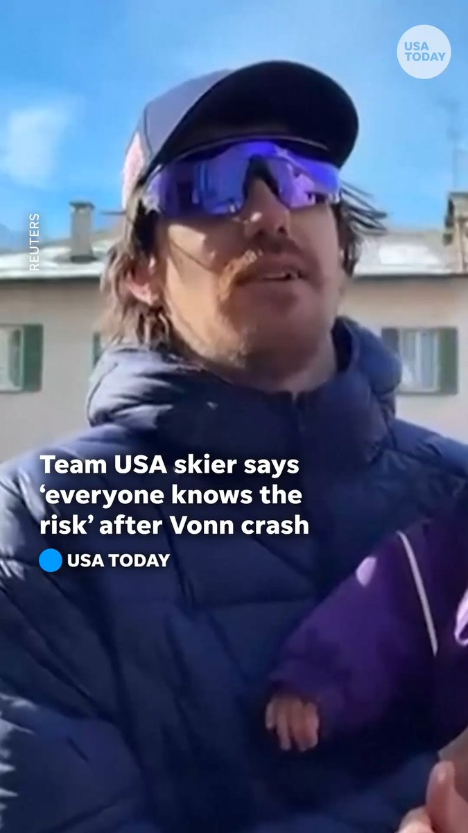 Team USA alpine skier Bryce Bennett said that "everyone knows the risk of downhill" after Lindsey Vonn crashed and had to be airlifted off the course at the Winter Olympics.