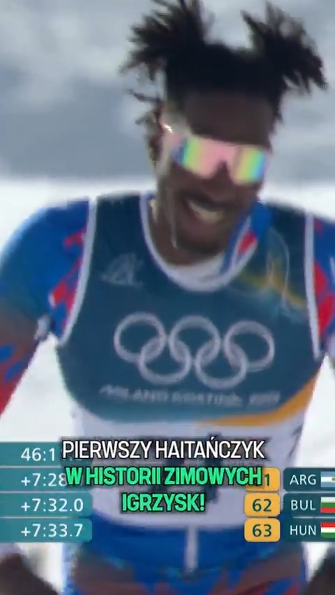 🇭🇹 Stevenson Savart przeszedł dziś do historii Haiti, sportu i olimpizmu📜 Stał się pierwszym przedstawicielem swojego kraju, który wystąpił na zimowych igrzyskach. Co najważniejsze, niedzielne zawody w skiathlonie udało mu się ukończyć ✊ #HomeOfTheOlympics #MilanoCortina2026