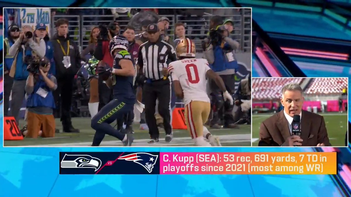 "Cooper Kupp has stepped up big in the playoffs." Kurt Warner thinks that the Seattle Seahawks WR has a chance to be the first non-QB ever to win multiple Super Bowl MVPs 👀 NFL GameDay Morning on NFLN