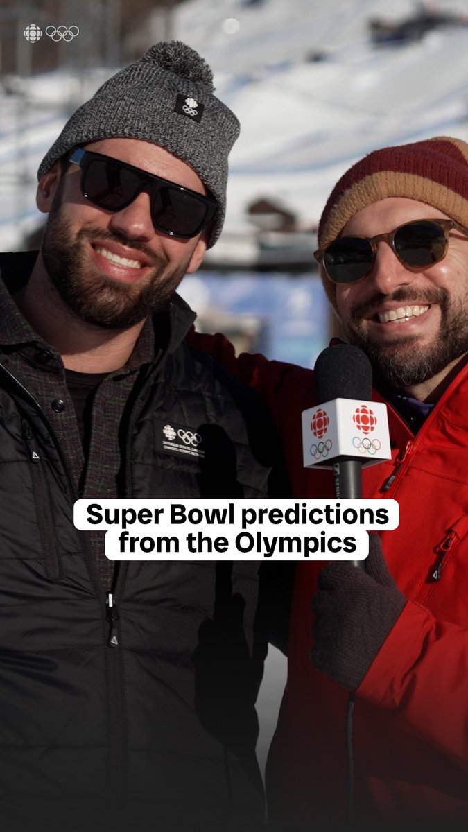 #SuperBowl predictions from the Olympics 🏈 Canadian Super Bowl champ Laurent D. Tardif asks Ariel Helwani who he’s cheering for tonight 🇨🇦🏈