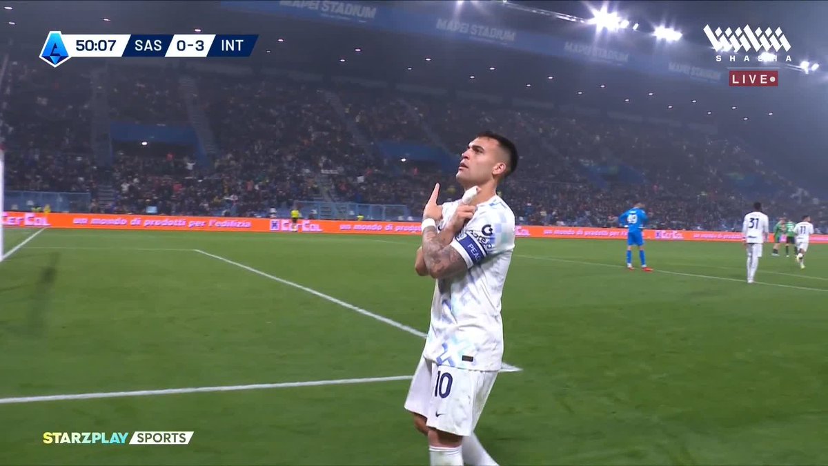 جاء دور القائد 💪 لاوتارو مارتينيز يضاعف النتيجة لـ إنتر ويسجل الهدف الثالث أمام ساسولو ⚽️🔥 تابعوا المباراة وباقي مواجهات #الكالتشيو_على_شاشا ✨🇮🇹 اشترك الآن 📺