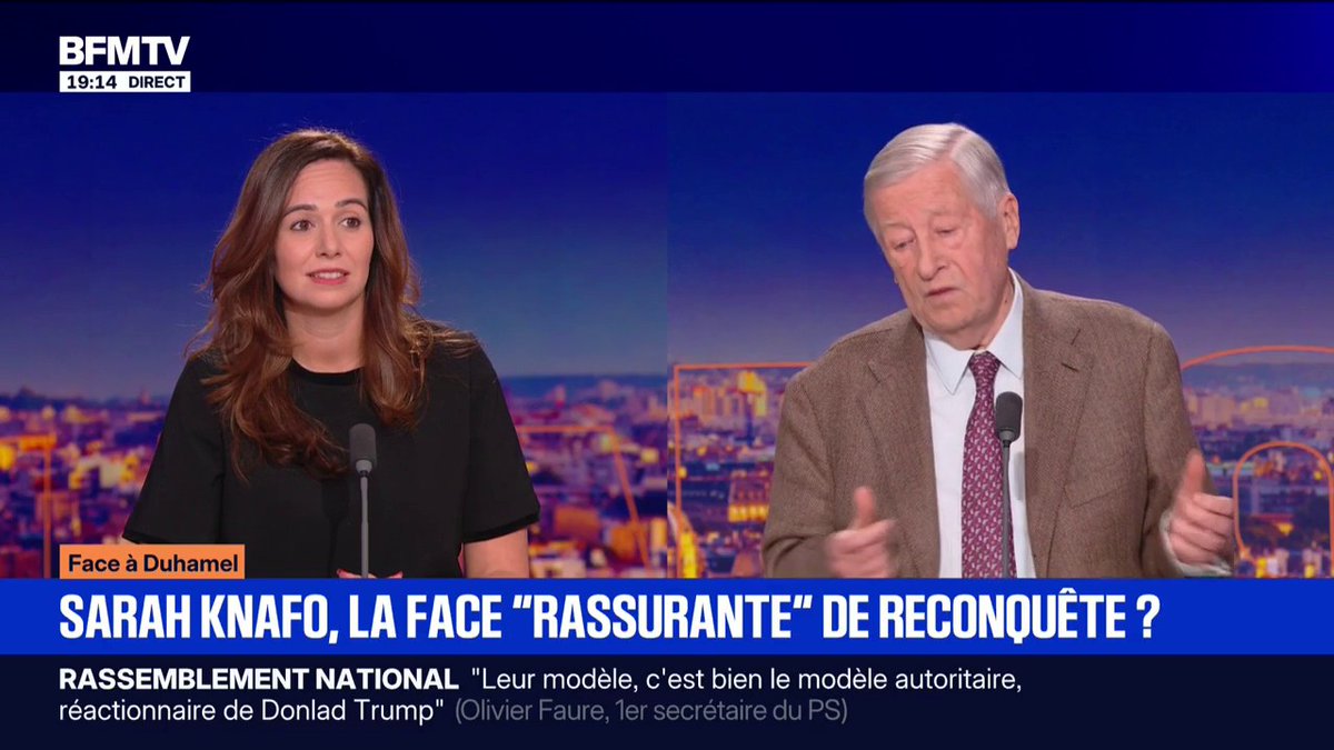 Élections municipales: "Ma campagne suscite beaucoup d'innovation", explique Sarah Knafo, candidate "Reconquête!" à Paris