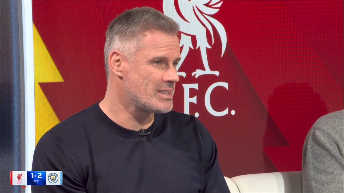 "It looks like a LONG WAY to the Champions League positions..." 😬 Jamie Carragher on a massive loss for Liverpool at home to Manchester City.