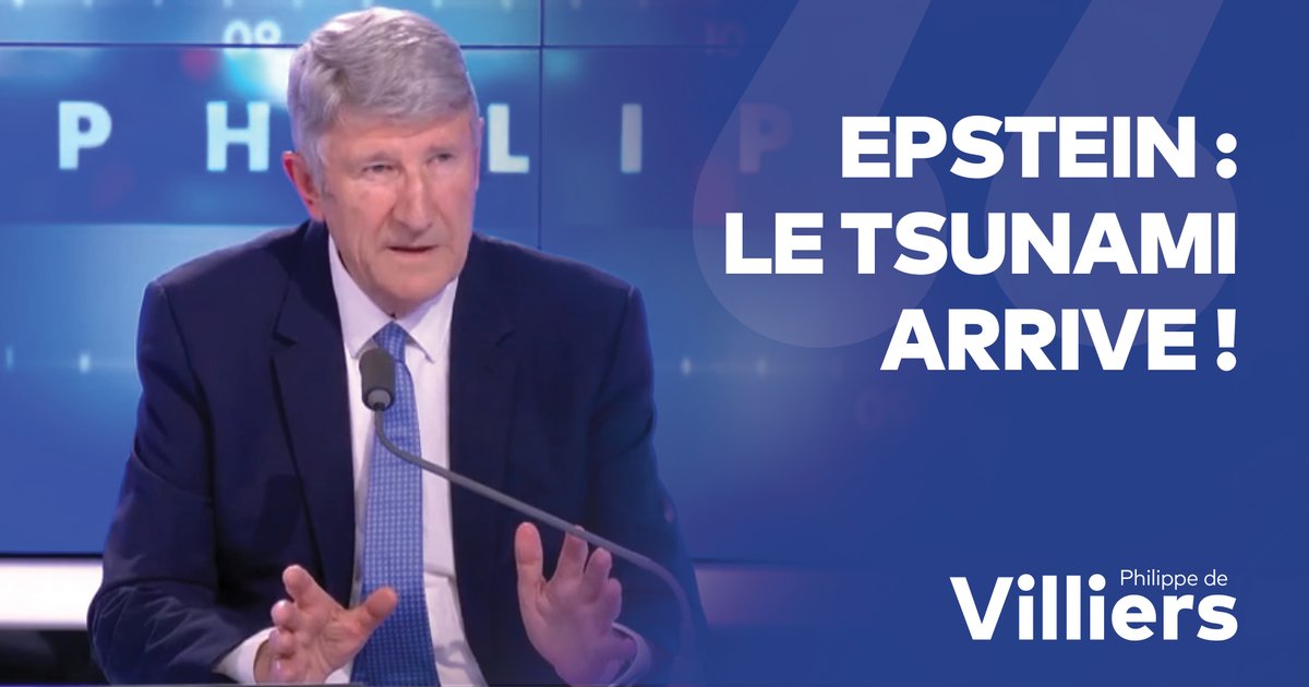 🎙️ Affaire Epstein : le plus important reste à venir. Alors que le département de la Justice desÉtats-Unis libère des millions de documents, la presse française reste très timide... Qu'attend-on pour lancer une commission d'enquête ? 🔗 Émission complète : #FaceAPhilippeDeVilliers #FADV #CNews