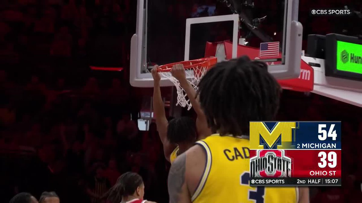LENDEBORG SWAT. JOHNSON JAM. Michigan Men's Basketball is COOKING in Columbus!