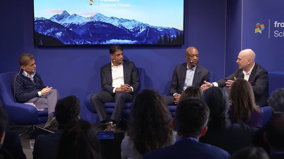 How is AI transforming health care? At Davos last month, I spoke with Novartis CEO Vas Narasimhan, SVP at Google-Alphabet James Manyika & Massachusetts Institute of Technology (MIT) principal research scientist Andrew McAfee 🇺🇦. Part 1 of our conversation:
