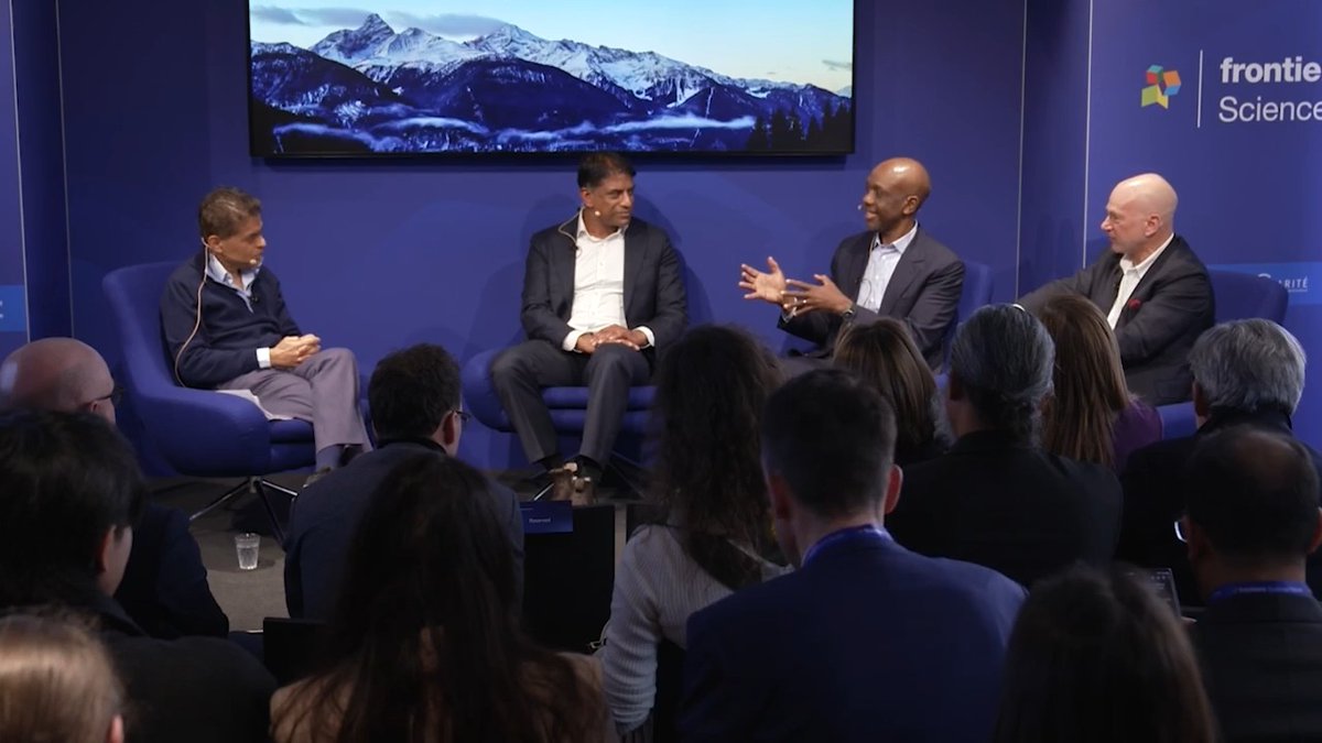 Could AI replace your therapist? In part 2 of our conversation at Davos, I spoke with Novartis CEO Vas Narasimhan, Google-Alphabet SVP James Manyika & Massachusetts Institute of Technology (MIT) principal research scientist Andrew McAfee 🇺🇦: