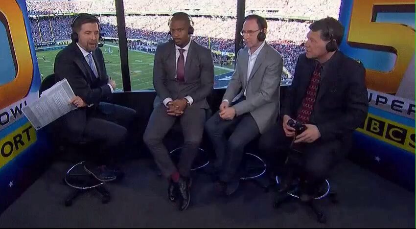 It's 10 years since Martin O'Neill turned up on the BBCs Super Bowl coverage O'Neill and Roy Keane decided they'd treat themselves to a trip to Super Bowl 50 after Ireland qualified for Euro 2016 Roy was 'too shy' to appear on TV We're still wondering about M'ON's headphones