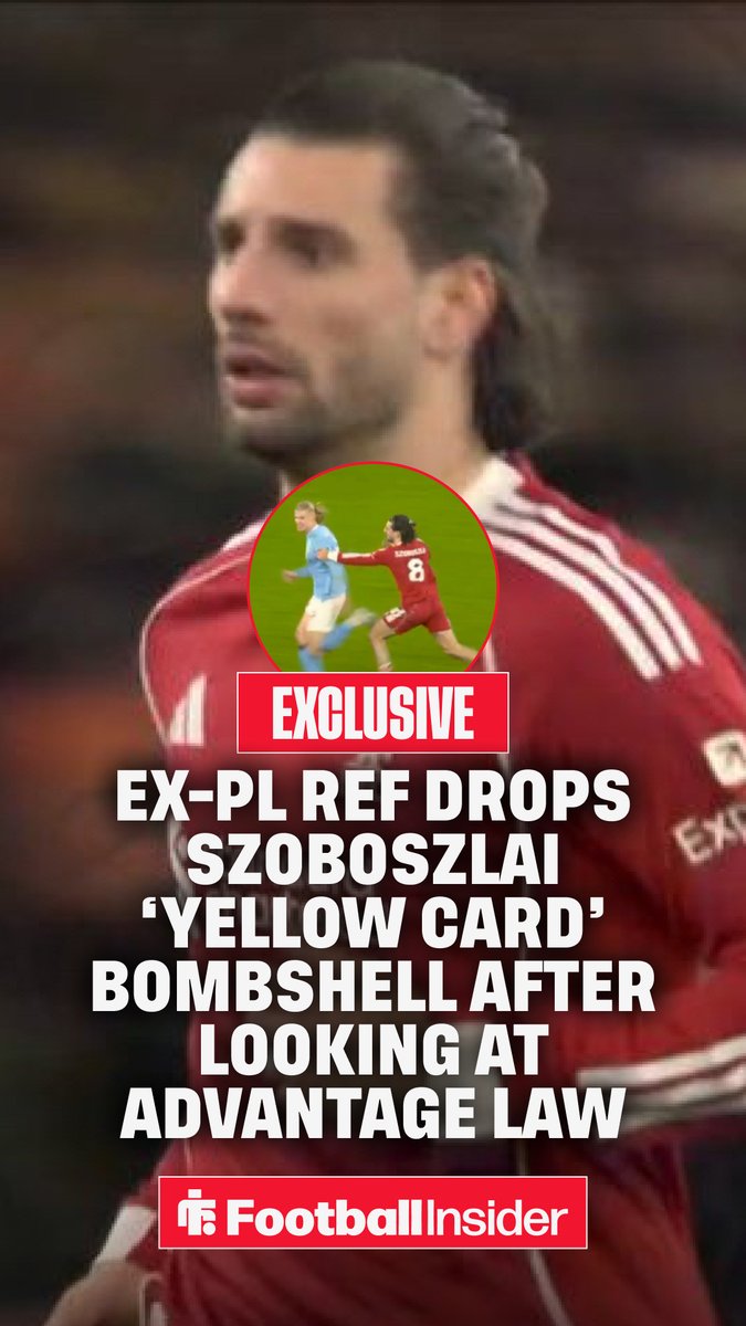 🚨 "If this was the application of advantage, it should have been a 𝐘𝐄𝐋𝐋𝐎𝐖 card." Ex-PGMOL chief KEITH HACKETT drops major bombshell after taking a look at advantage law following Dominik Szoboszlai red card vs Man City. 😱