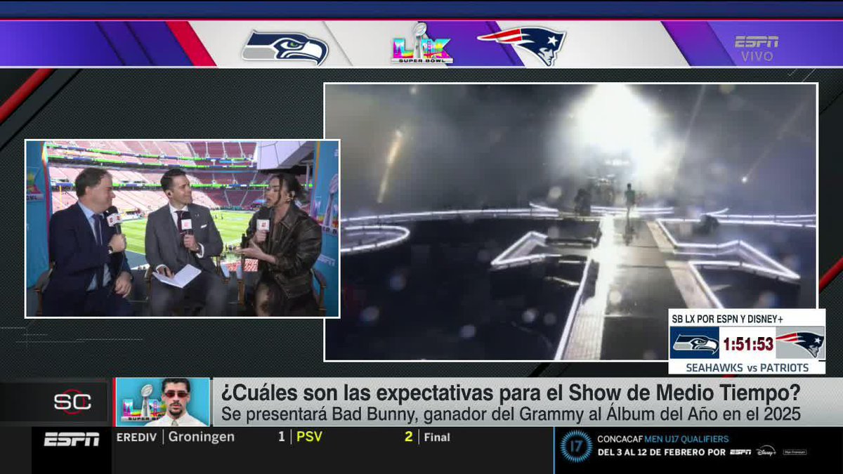 🤧 "Saquen los pañuelos, no solo vamos a bailar, también vamos a llorar" Ojo a la info de Rebeca Landa 🐰 Vive el Super Bowl en ESPN y Disney +