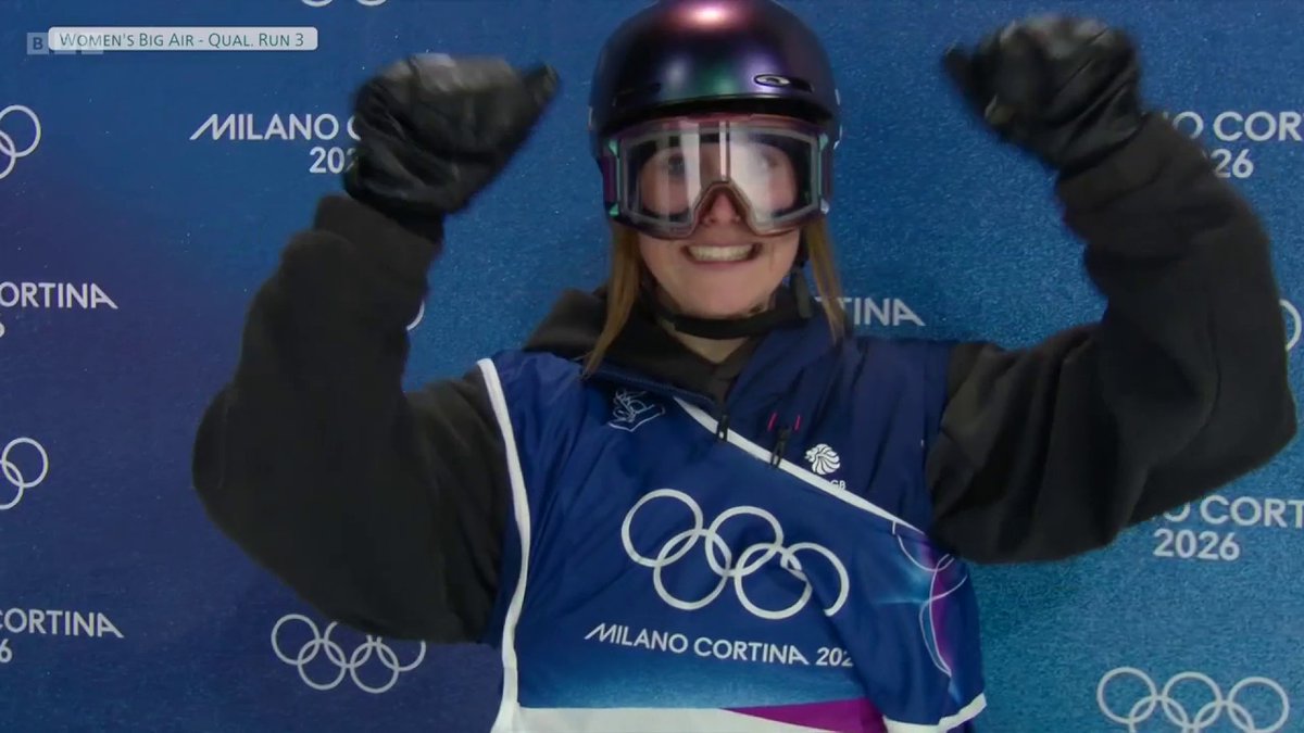 "You cannot do them any better than that!" 👏 Mia Brookes scores 78 in her final qualifying run.