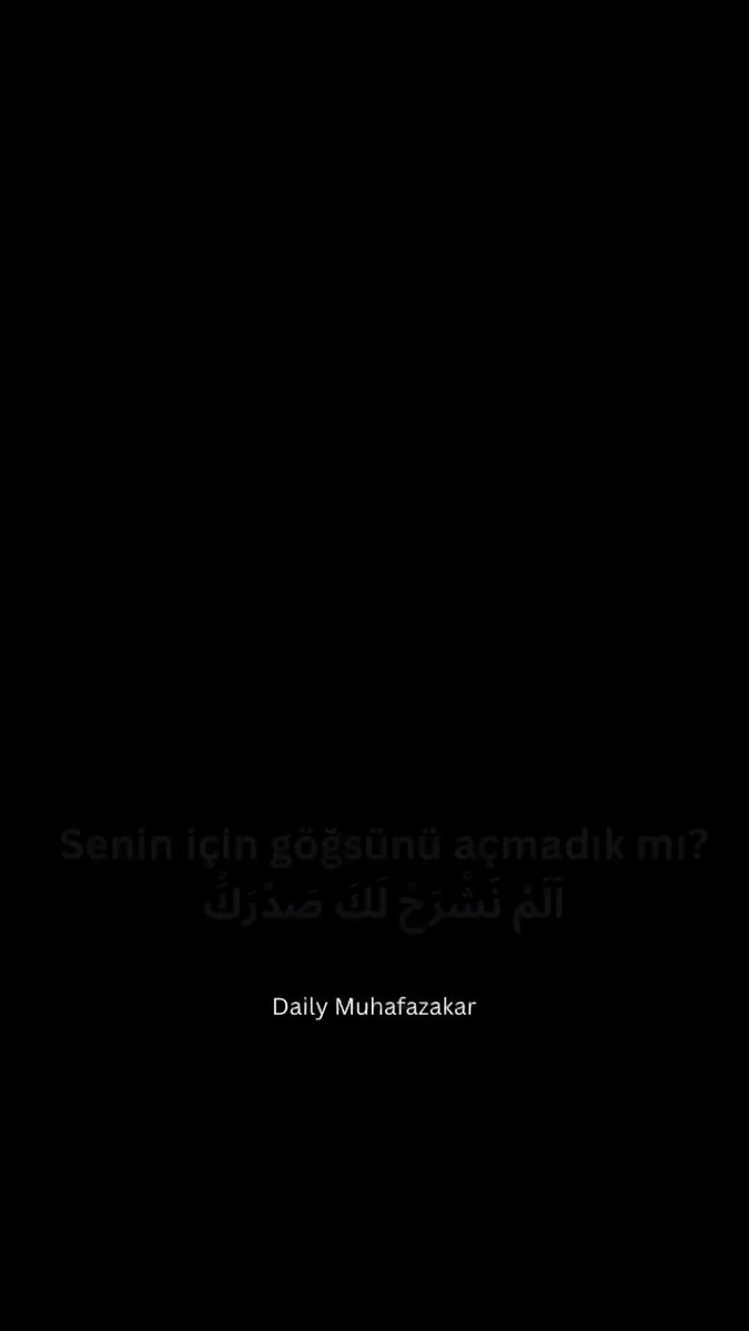 İnşirâh Suresi; Kırk dert, kırk düğüm olsa; bir inşirâh hepsini çözmeye yeter.