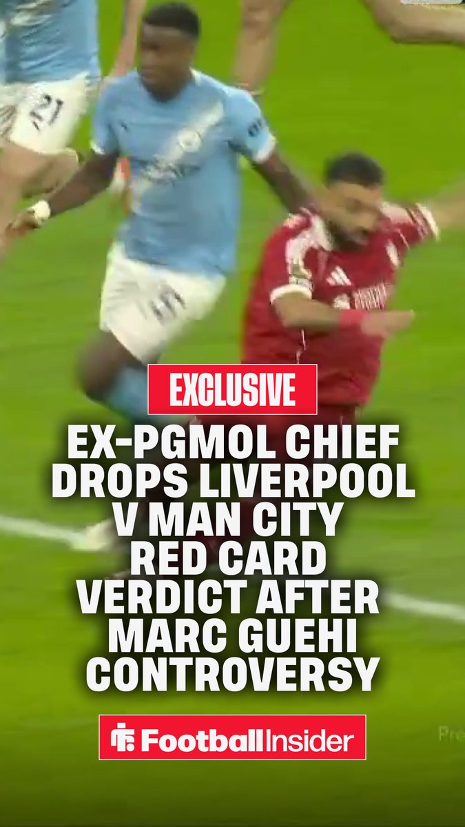 ๐จ "The referee got this one..." - Ex-refs chief KEITH HACKETT has his say on major Marc Guehi controversy during wild Liverpool v Man City clash.