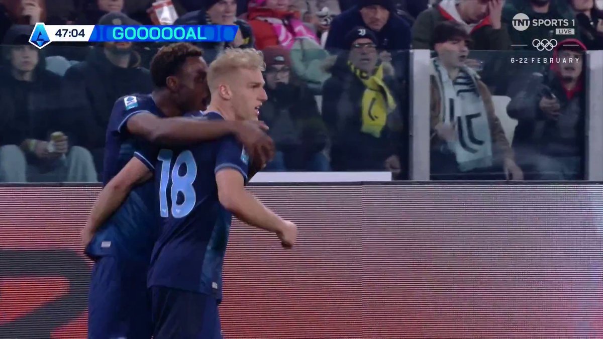 Double trouble for Juventus, as Lazio make it 2! Gustav Isaksen races clear of the defence and finishes brilliantly 💥 📺 TNT Sports &amp; discovery+ UK