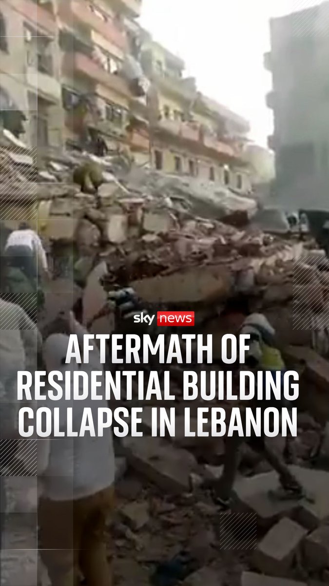 A five-storey residential building in the northern Lebanese city of Tripoli has collapsed, trapping multiple people under rubble. Lebanon's health ministry said the state would pay for any medical treatment required by those injured. Latest world news ➡️