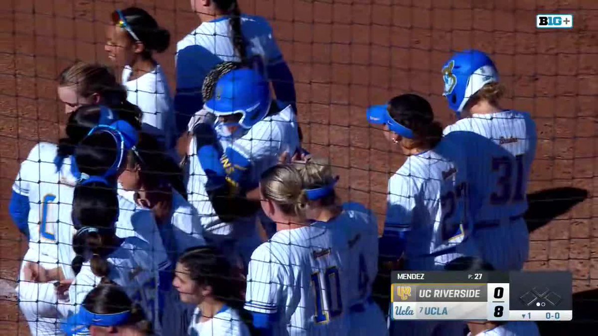 First career hit and home run for Jolyna Lamar! 🙌💥 📺: B1G+ #GoBruins