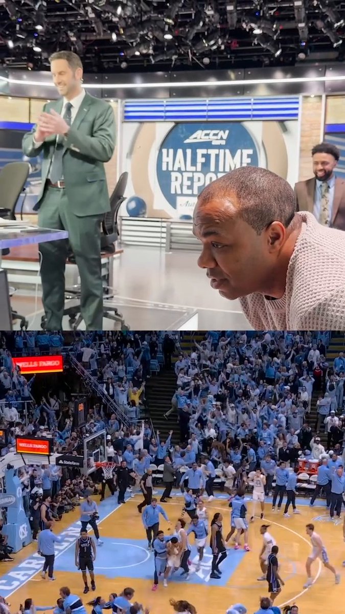 .Joel Berry II's reaction to the Carolina Basketball game-winner 😤