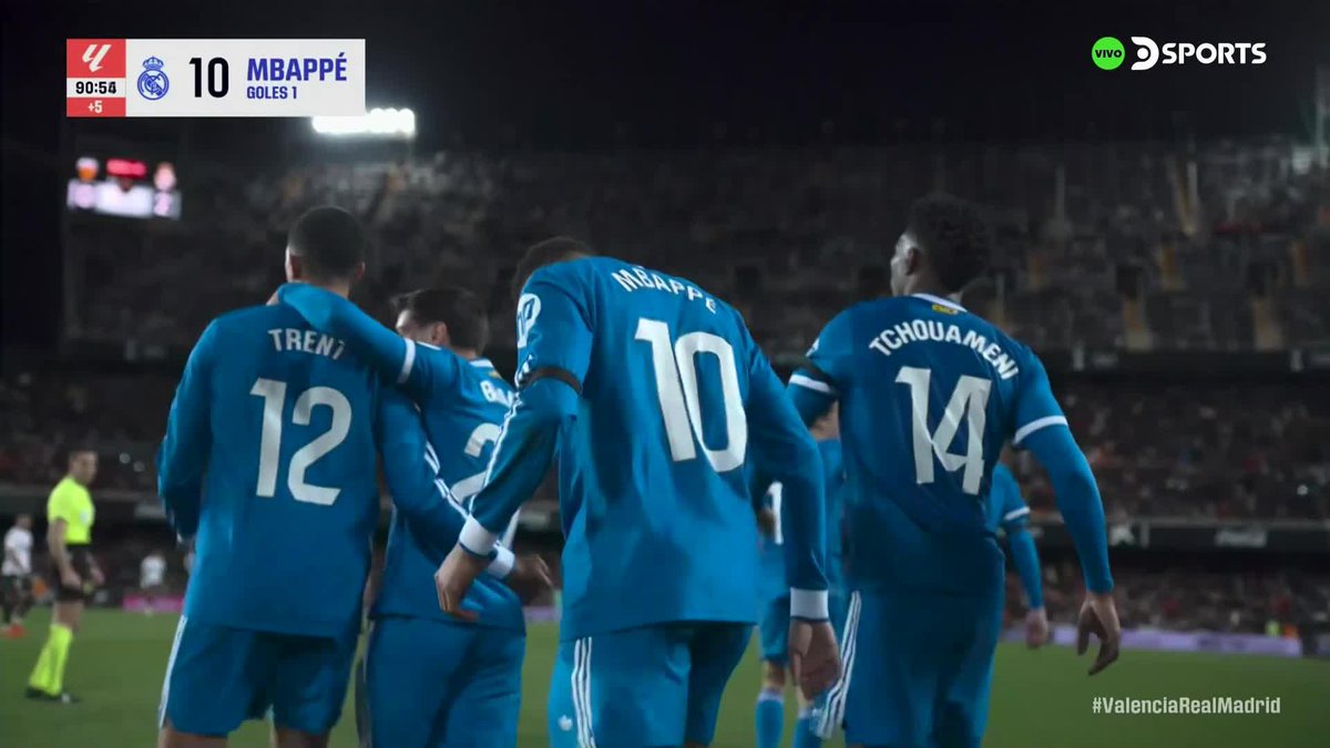 Kylian Mbappé liquida el partido para Real Madrid. 🇪🇸⚽️ Suma 27 G+A en la temporada de La Liga, NUEVE más que su escolta Lamine Yamal.