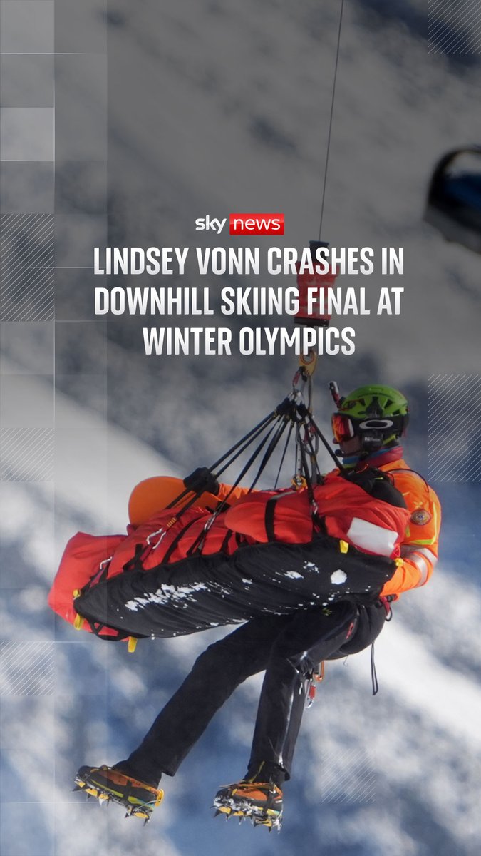 Lindsey Vonn has undergone surgery on a broken leg after a devastating crash in the women's downhill skiing final at the Winter Olympics. She is in a stable condition, her team confirmed. Sky's Rob Harris has the latest ⬇️ Read more 🔗