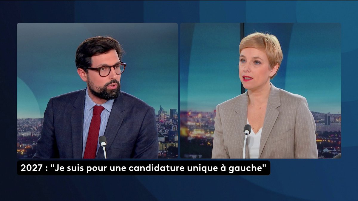 🔴 Gauche : "Les prophètes de la division sont les prophètes de la défaite (…) Jean-Luc Mélenchon comme Raphaël Glucksmann empêchent la construction d’une dynamique populaire face à l’extrême-droite", affirme Clémentine Autain, interrogée par Antoine Comte. #Le23hWeekEnd #canal16