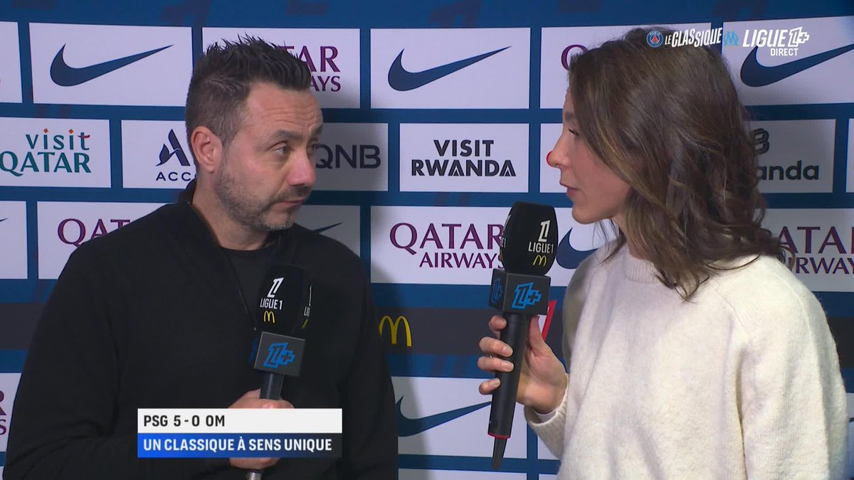 🎙️ Roberto De Zerbi : "Il n’y a pas de regret après le match de ce soir" #LeClassique #PSGOM