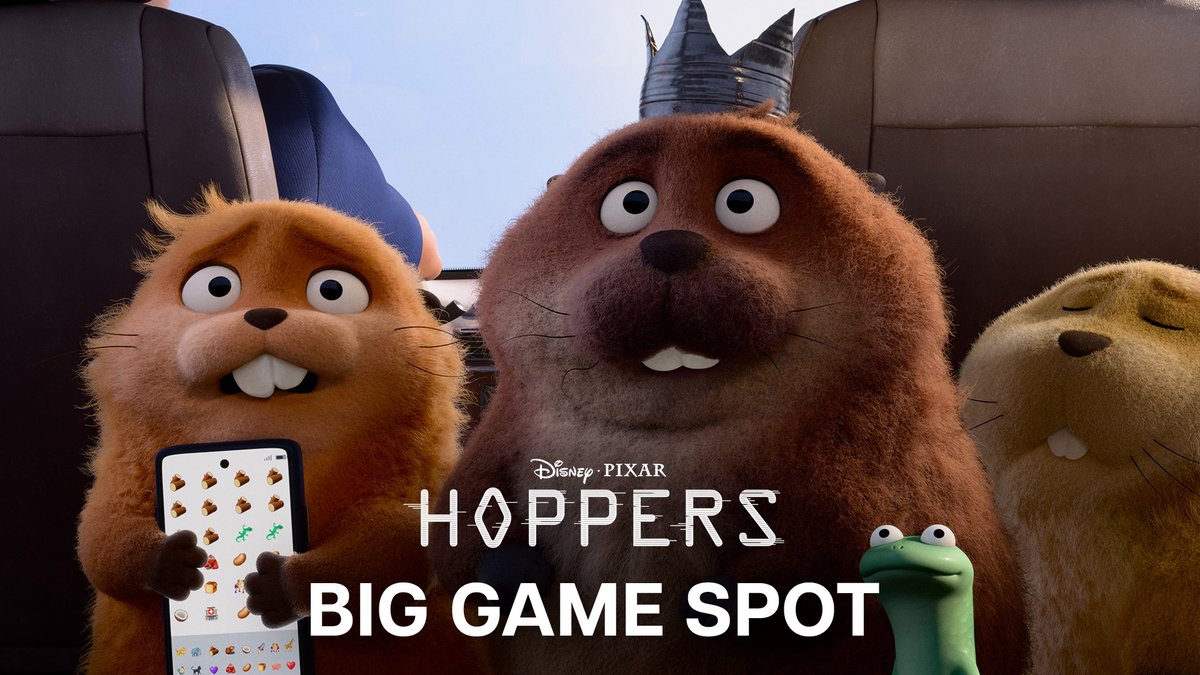 The #SuperBowl teaser for Pixar’s ‘HOPPERS’ has been released. In theaters on March 6.