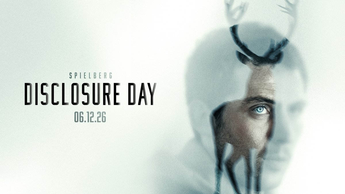 New teaser for Steven Spielberg’s next film ‘DISCLOSURE DAY’ The film follows the disclosure to the world that aliens might be real. In theaters on June 12.
