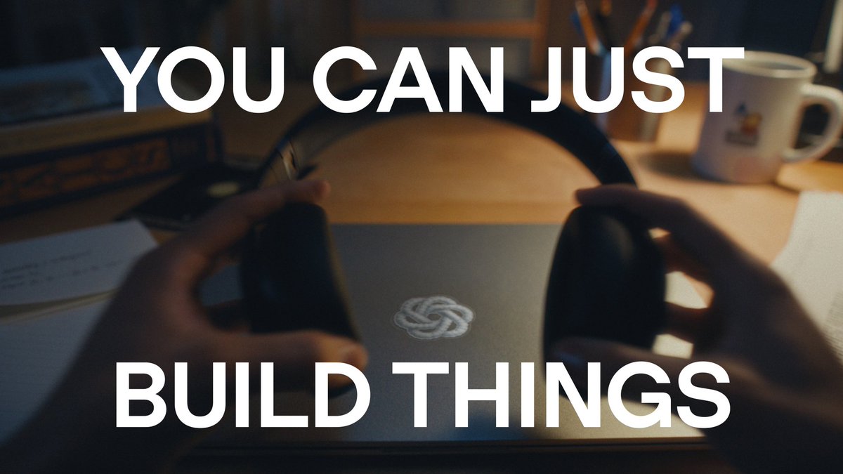 You can just build things.