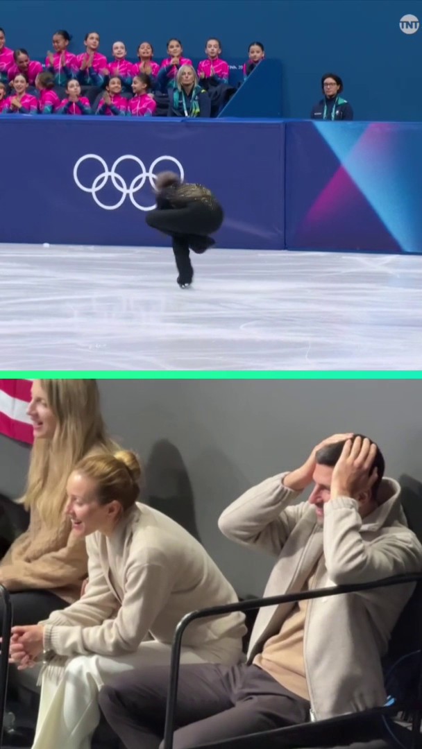 Greatness recognising greatness 🐐 Novak Djokovic couldn’t believe what he was watching from Ilia Malinin 🤯