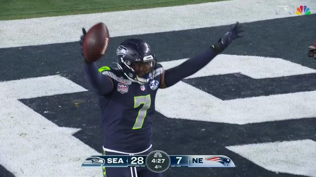 SEAHAWKS STRIP SACK TD ON DRAKE MAYE 😱 (📺 NBC)