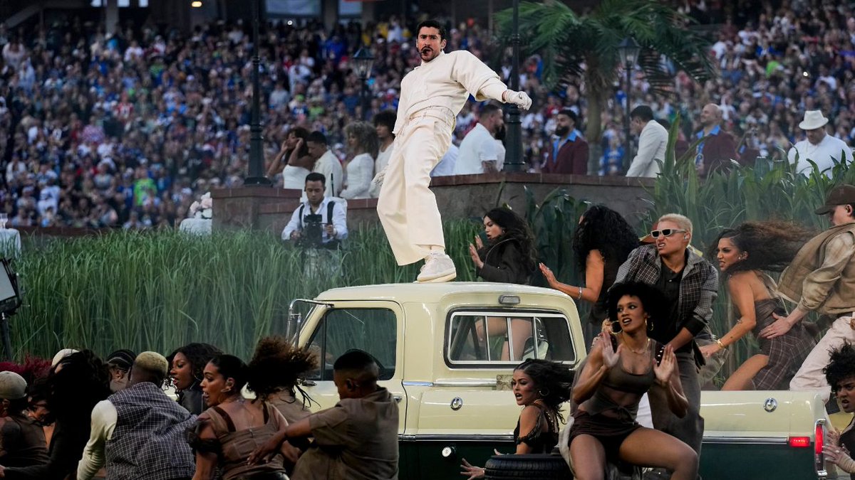 WATCH: Bad Bunny performs at the Super Bowl 2026 halftime show
