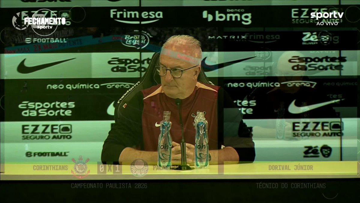 “Nós tivemos o domínio da partida. Fizemos o que poucas equipes fazem: colocamos o Palmeiras no seu campo de defesa. Nós tivemos merecimento para ganhar o jogo.” 🎙️ Dorival Júnior, após Corinthians 0x1 Palmeiras. 🎥 sportv | ge
