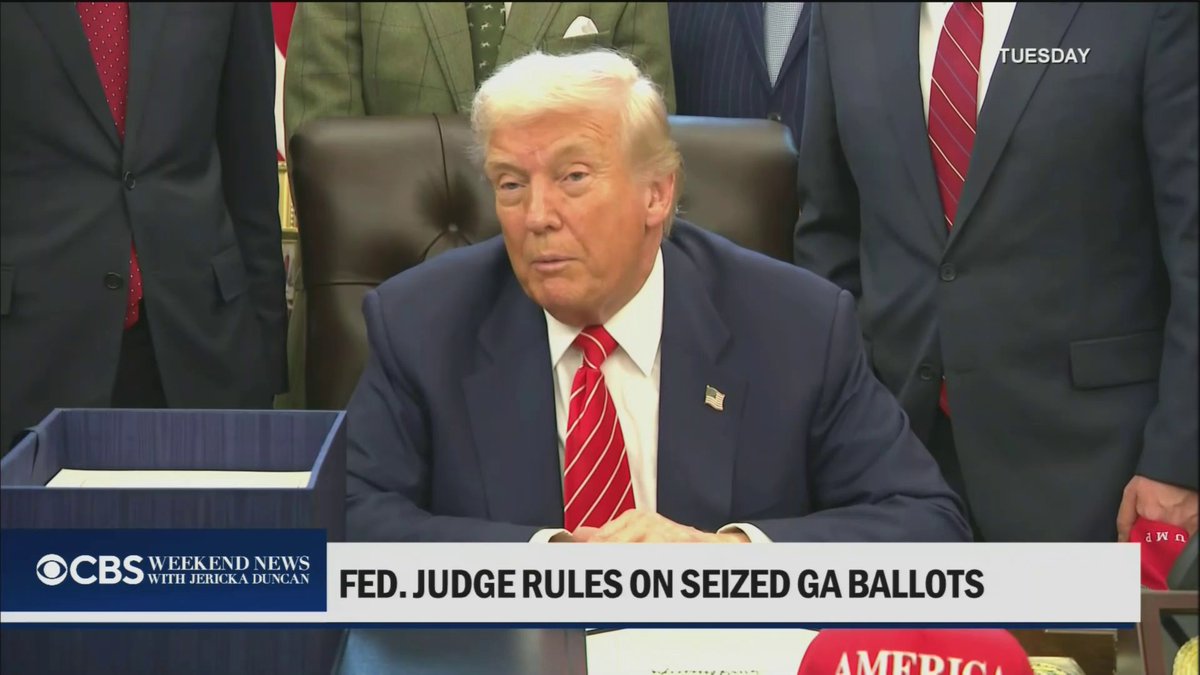 President Trump wrote that U.S. elections are “rigged” without evidence on social media today. A federal judge ruled Department of Justice records related to the recent seizure of 2020 ballots and documents in Fulton County, Georgia, must be unsealed by Tuesday.