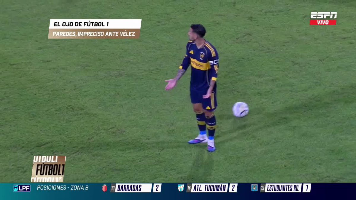 LA LUPA SOBRE LEANDRO PAREDES: Repasamos el partido del '5' de Boca en la derrota ante Vélez. ¿Qué te pareció? ▶️ Mirá #ESPNFútbol1 en el Plan Premium de #DisneyPlus