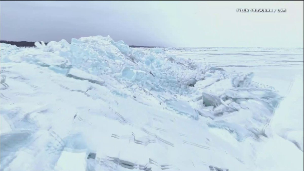 Much of the Northeast faces a deep freeze tonight with New York City hitting a record low of 6 degrees and powerful winds pushing ice into towering mounds on Lake Erie. Dangerous cold conditions continue across the region.