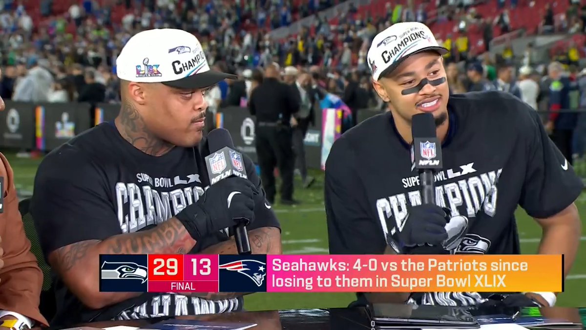 "Defense wins championships, and we got one today." JSN had all the confidence in the Seattle Seahawks defense 🙌