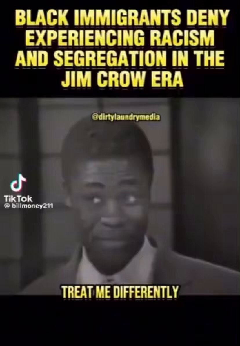 Never forget : Jim Crow didn’t apply to African &amp; Caribbean immigrants. Jim Crow only applied to Black Americans. 🇺🇸