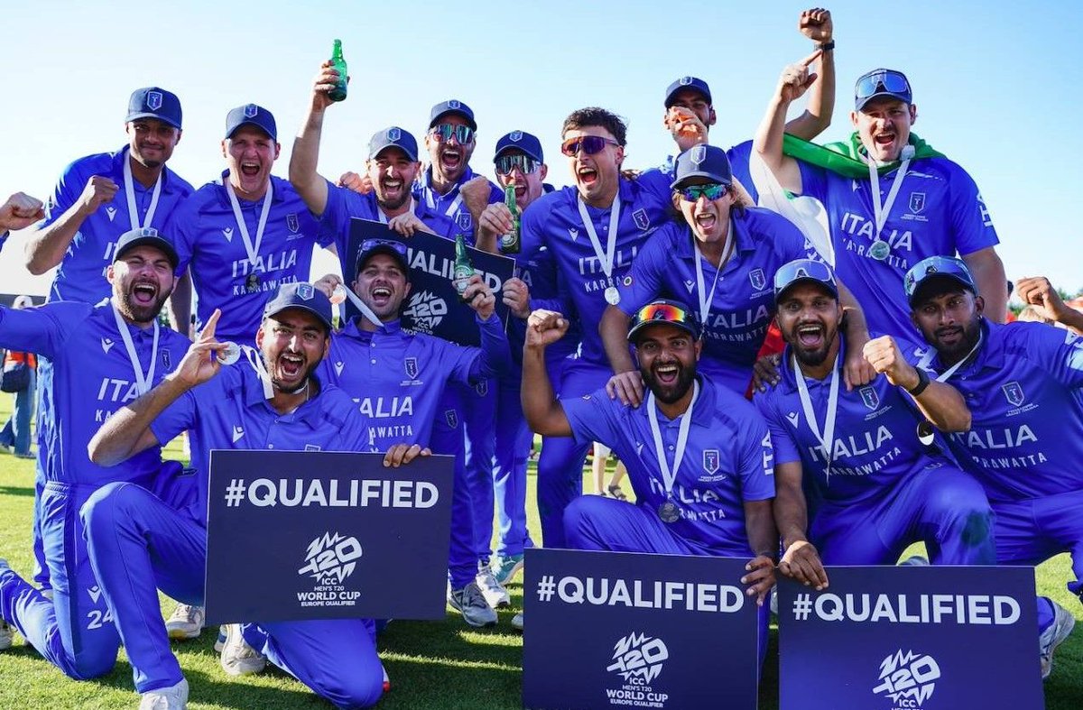 Did you know❓AC Milan was founded as a cricket and football club in 1899 ⚽️🏏 The game was rooted in history. Today, Italy rise to make history with their T20 World Cup debut 🇮🇹✨ Bringing to you #CricketKadhaigal ft. T20 World Cup stories! #WhistlePodu